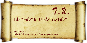 Török Ulászló névjegykártya